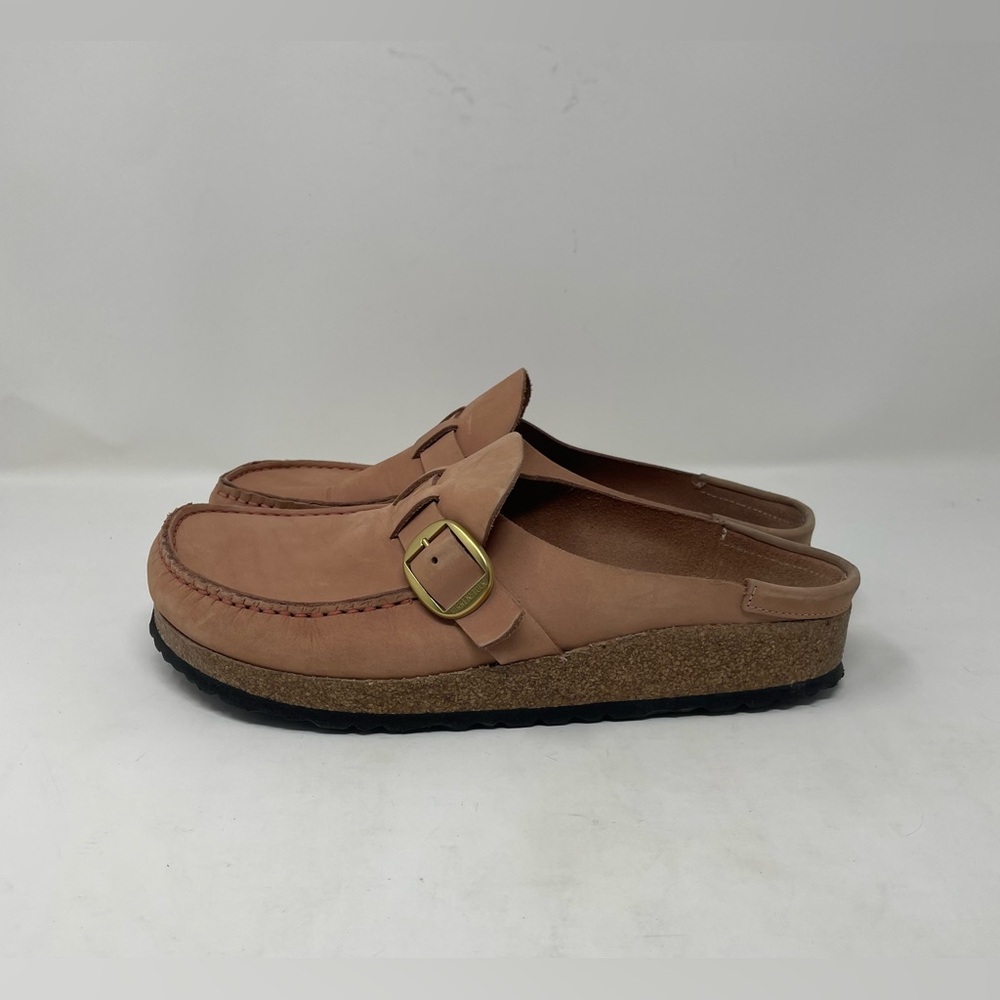 Birkenstock Women Leather Buckley Clog Mules Shoes Size 40